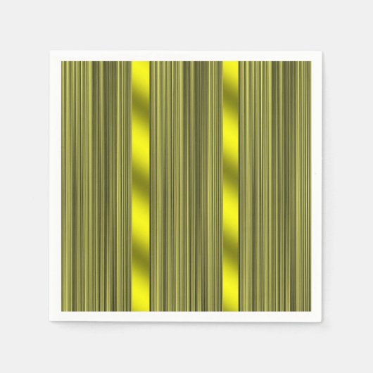 紙ナプキンズイエロー スタンダードカクテルナプキン (正面)