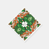 紙ナプキンズウィズアイルランドカラーズデザイン スタンダードカクテルナプキン (角)