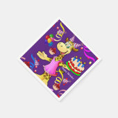 紙ナプキンズキリンハッピーバースデーケーキ スタンダードカクテルナプキン (角)