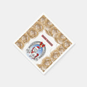 紙ナプキンズクリスマス スタンダードカクテルナプキン (角)