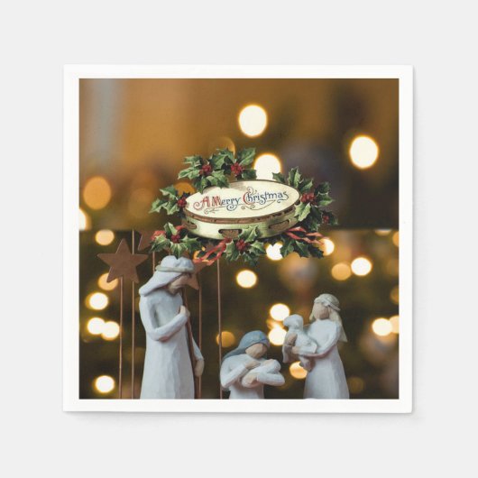 紙ナプキンズクリスマス スタンダードカクテルナプキン (正面)