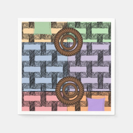 紙ナプキンズサークルア スタンダードカクテルナプキン (正面)