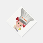 紙ナプキンズシェフベイカーベーカリー スタンダードカクテルナプキン (角)