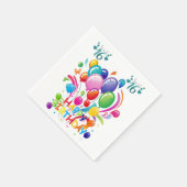 紙ナプキンズスウィート16ハッピーバースデー スタンダードカクテルナプキン (角)