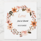 紙ナプキンズスタンダードカクテルナプキンズバッグ ワインラベル (シングルラベル)