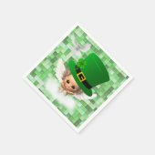 紙ナプキンズセントパトリックのデイエンジェル スタンダードカクテルナプキン (角)