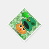 紙ナプキンズセントパトリックのデイキャット スタンダードカクテルナプキン (角)