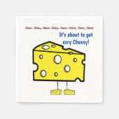 紙ナプキンズチーズチーズ スタンダードカクテルナプキン (正面)