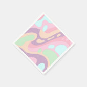 紙ナプキンズハッピーパカラフルステル スタンダードカクテルナプキン (角)