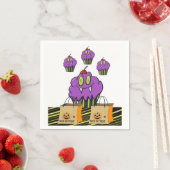 紙ナプキンズハロウィーン スタンダードカクテルナプキン (インサイチュ)