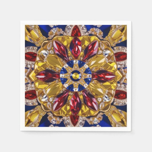 紙ナプキンズバイコロンビア・カラーズデザイン スタンダードカクテルナプキン (正面)