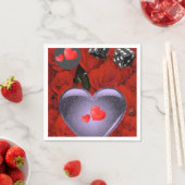 紙ナプキンズバレンタインデー スタンダードカクテルナプキン (インサイチュ)