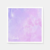 紙ナプキンズパープル スタンダードカクテルナプキン (正面)