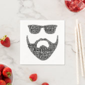 紙ナプキンズヒゲ素晴らしイン スタンダードカクテルナプキン (インサイチュ)