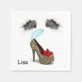 紙ナプキンズヒョウ・ヒール スタンダードカクテルナプキン (正面)