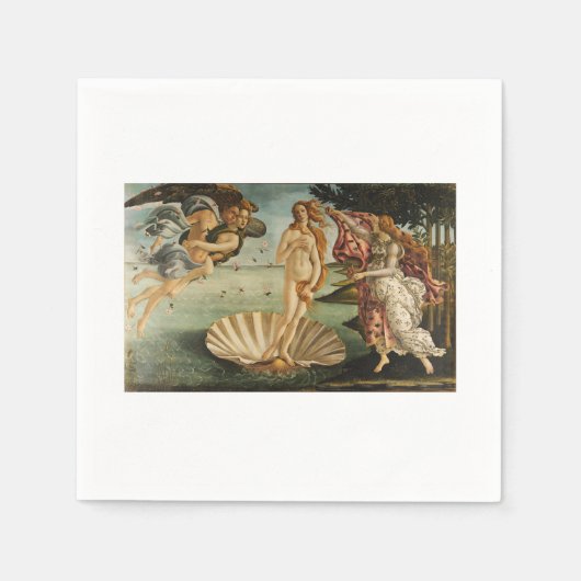 紙ナプキンズビーナスサンドロ・ボッティチェリの誕生 スタンダードカクテルナプキン (正面)