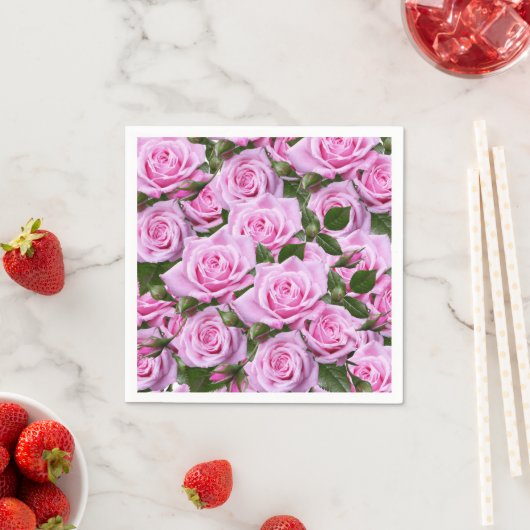 紙ナプキンズピンクローズ スタンダードカクテルナプキン (インサイチュ)