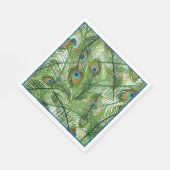 紙ナプキンズピーコックフェザー スタンダードランチョンナプキン (角)