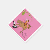 紙ナプキンズフェアリーホーススカンクフローラ スタンダードカクテルナプキン (角)