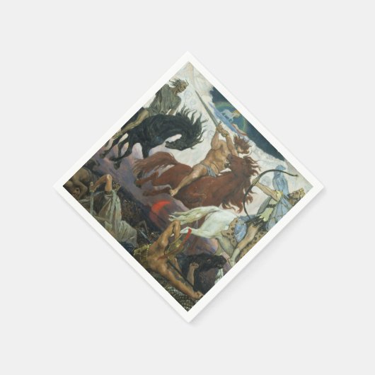 紙ナプキンズフォーホースメンアポカリプスヴァーネツォフ スタンダードカクテルナプキン (角)