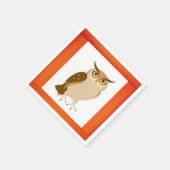 紙ナプキンズフクロウ スタンダードカクテルナプキン (角)