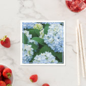 紙ナプキンズブルーアジサイ スタンダードカクテルナプキン (インサイチュ)