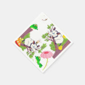 紙ナプキンズポッサムチックフロッグフローラ スタンダードカクテルナプキン (角)