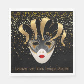 紙ナプキンズマルディグラスザグッドタイム転が スタンダードランチョンナプキン (正面)