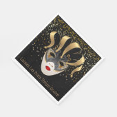 紙ナプキンズマルディグラスザグッドタイム転が スタンダードランチョンナプキン (角)