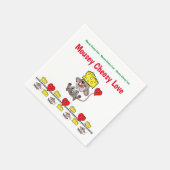 紙ナプキンズムーセイチーズラブ スタンダードカクテルナプキン (角)