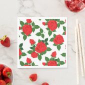 紙ナプキンズレッドローズ スタンダードランチョンナプキン (インサイチュ)