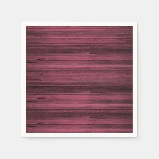 紙ナプキンズレッド スタンダードカクテルナプキン (正面)