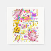 紙ナプキンズワイルドワンファースト誕生日 スタンダードカクテルナプキン (正面)