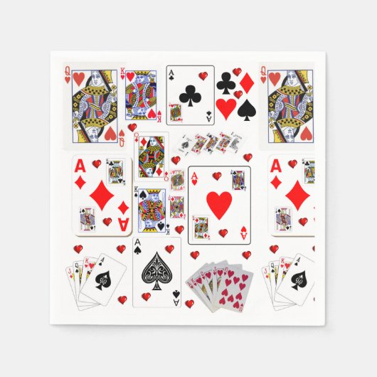 紙ナプキンズ、エーストランプ スタンダードカクテルナプキン (正面)