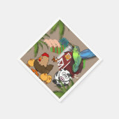 紙ナプキンズ、カウチキンズドッグファーム スタンダードカクテルナプキン (角)