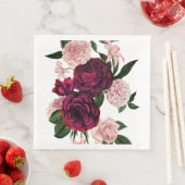 紙ナプキンズ、スタンダードディナー。 (インサイチュ)