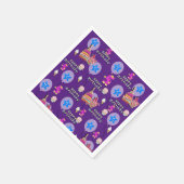 紙ナプキンズ、ハッピーファイブ誕生日バルーン#5 スタンダードカクテルナプキン (角)