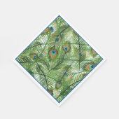 紙ナプキンズ – ピーコックフェザーナプキンズ スタンダードランチョンナプキン (角)