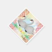 紙ナプキンズ、フローラスワン スタンダードカクテルナプキン (角)