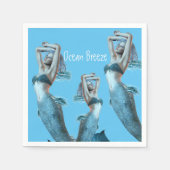 紙ナプキンズ、マーメイド スタンダードカクテルナプキン (正面)