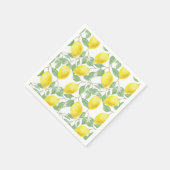 紙ナプキンズ – レモン スタンダードカクテルナプキン (角)
