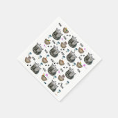 紙ナプキンズ、子猫ニャー スタンダードカクテルナプキン (角)