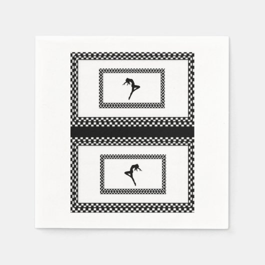 紙ナプキンダンサー スタンダードカクテルナプキン (正面)