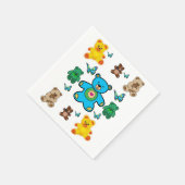 紙ナプキンテディベア スタンダードカクテルナプキン (角)
