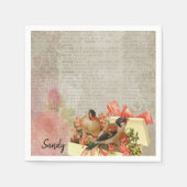 紙ナプキンビクトリアンズ スタンダードカクテルナプキン (正面)