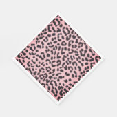 紙ナプキンピンクヒョウ柄 スタンダードランチョンナプキン (角)
