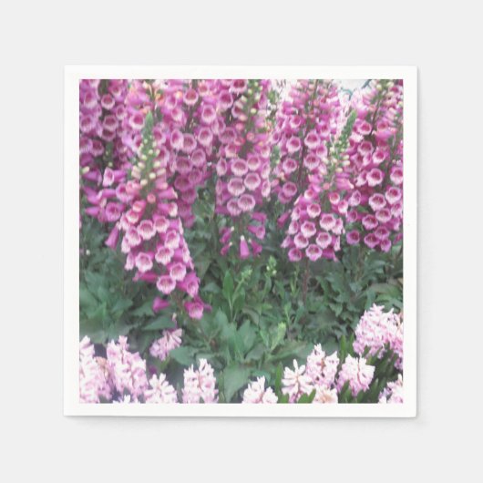 紙ナプキンフラワーズガーランズアートby Navin JOSHI スタンダードカクテルナプキン (正面)