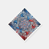 紙ナプキンフランスのとカラーデザイン スタンダードカクテルナプキン (角)