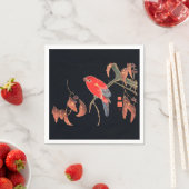 紙ナプキン日本の：木版画：伊藤菊中 スタンダードカクテルナプキン (インサイチュ)