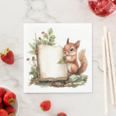 紙ナプキン秋素朴赤ちゃんシャワーナプキン スタンダードランチョンナプキン (インサイチュ)